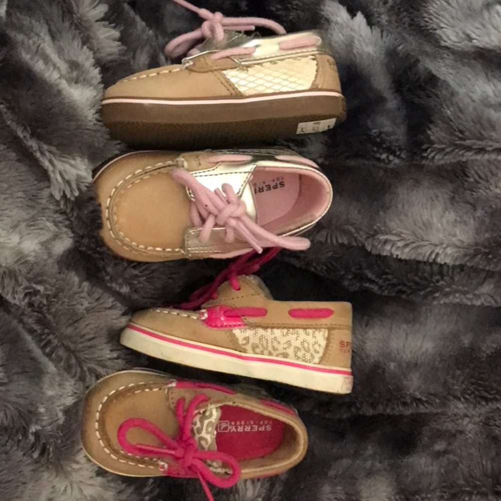 Two Pair Infant Sperry Size 3M